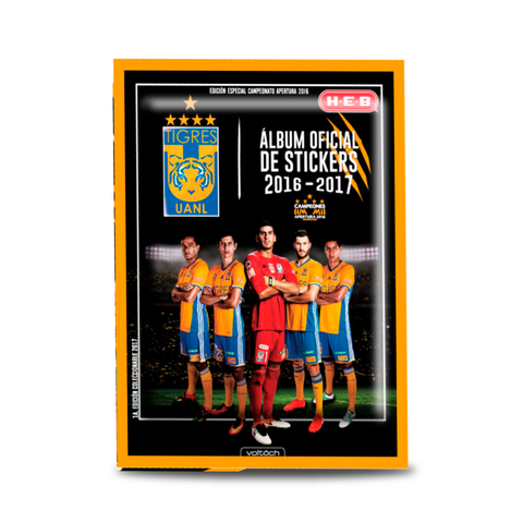 Sobre de Stickers - Álbum Oficial Tigres 2017 Sobre de Stickers - Álbum Oficial Tigres 2017