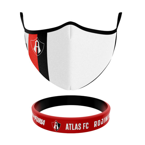 Cubrebocas + Pulsera Atlas Oficial Cubrebocas + Pulsera Atlas Oficial