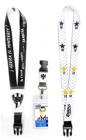 Portagafete Rayados Oficial (Doble vista) Portagafete Rayados Oficial (Doble vista)