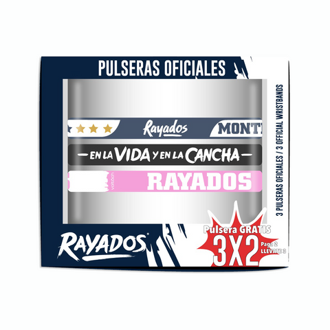 Pulsera Rayados 3x2